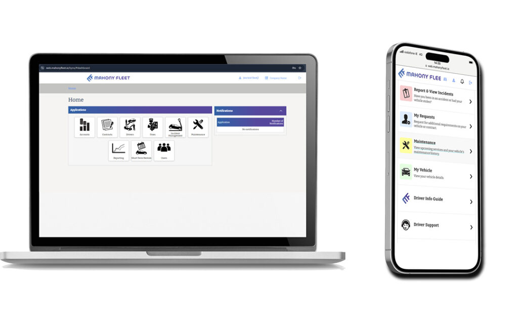 Fleet Portal and Driver App from Mahony Fleet